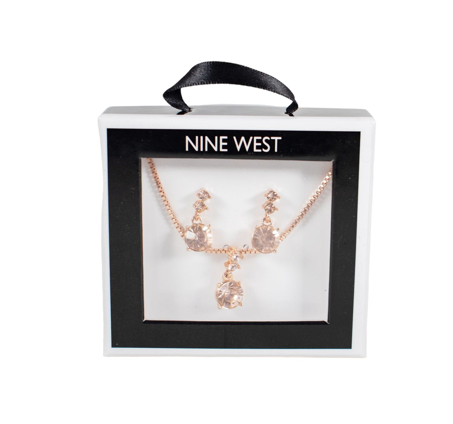 Set de Collar y Aretes Nine West - Elegancia y Estilo Refinado